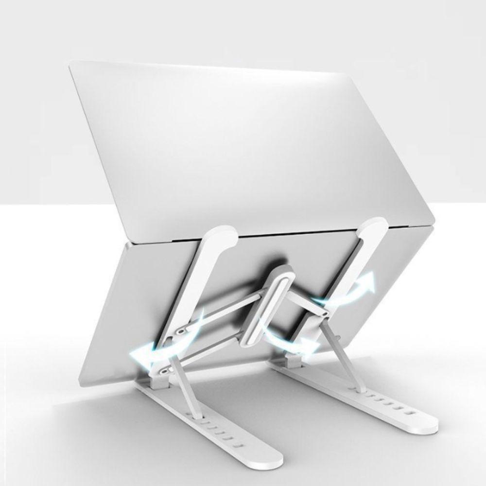 Aluminum Zinc Zinc Alloy Laptop Holder Stand ABS Foldable Laptop Stand Portable Laptop Cooling Bracket  Home
