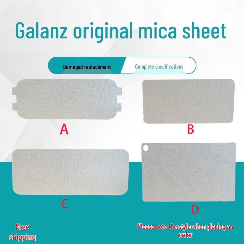 Galanz Microwave Oven Mica Sheet Waveguide Oil Stain Baffle, Compatible with All Models Model B