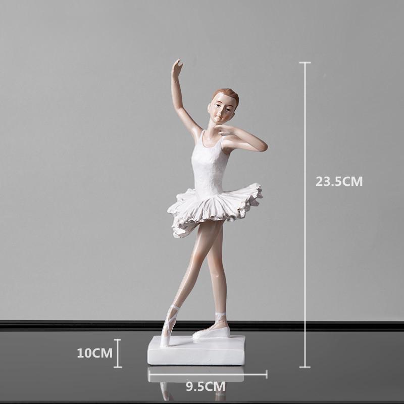 Nordic Creative Ballet Girl Ornaments Ins Wind Dancer Model Room Princess Room Soft Decoration Home Decoration