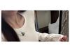 Women's Plus Size 95% Cotton Long Sleeve Round Neck T-Shirt - Slim Fit, Solid Color, Spring/Autumn Wear, Straight Shoulder.