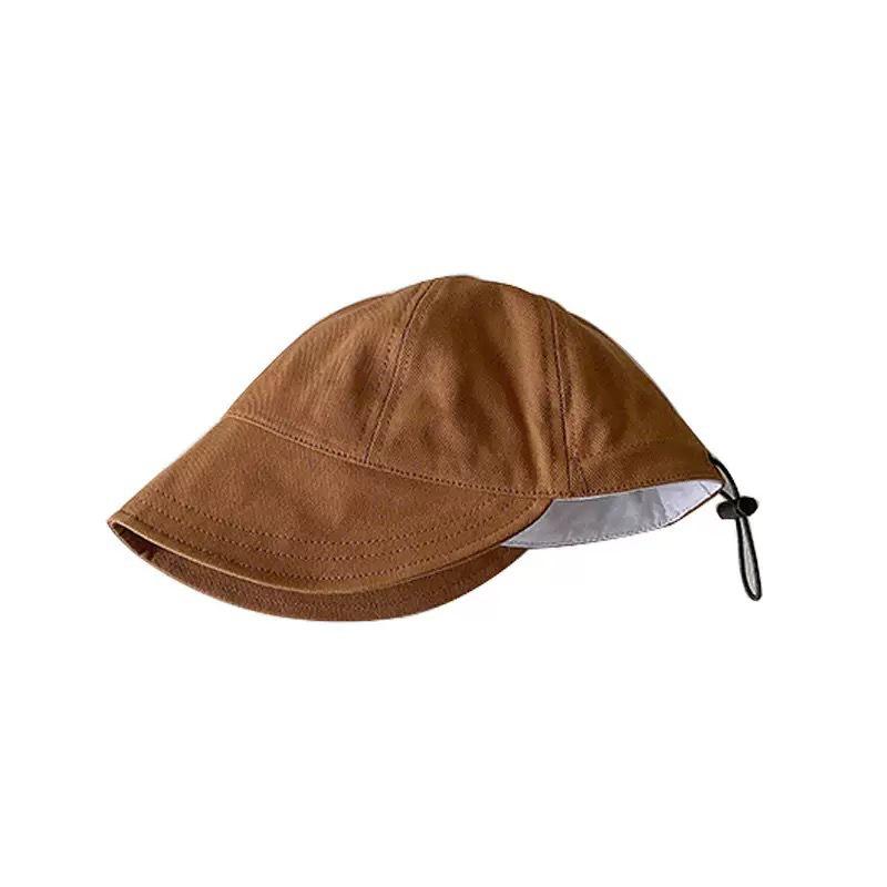 Kids' Spring/Autumn Baseball Cap, Infant Flat Cap, Sun Protection Bucket Hat for Boys & Girls