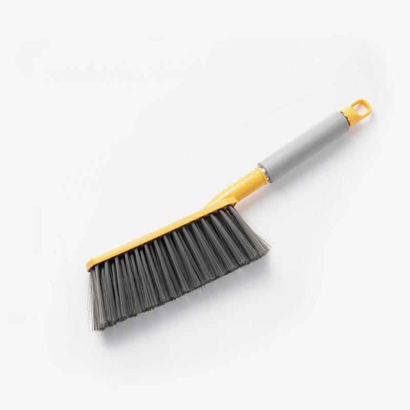 

Мягкая щетина для кровати, щетка для пыли с длинной ручкой, метла для уборки пыли, домашняя уборка кроватей, артефактов, щетка для удаления пыли с дивана, ковров, щетка для уборки комнаты жёлтый
