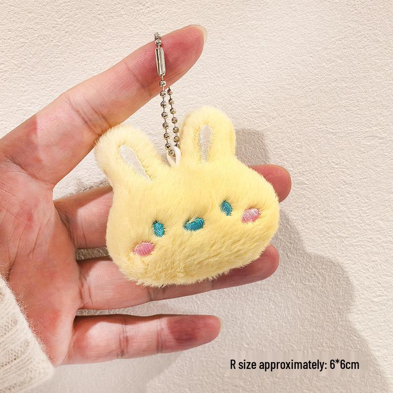 Year of the Sheep Lamb Keychain: Cute Plush Pendant for Students' Bags