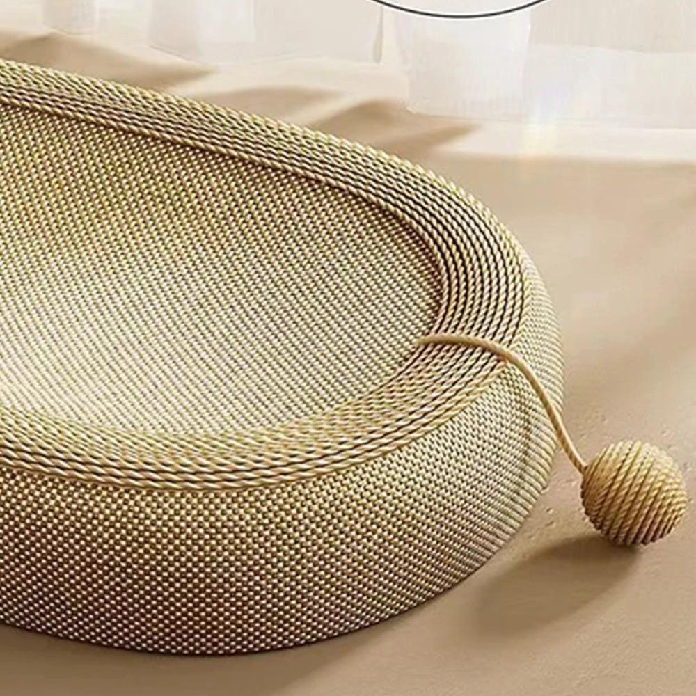 Wear-resistant Cat Scratching Bed Sisal Basin Cat Claw Board Pet Bed Nest  Household Pet