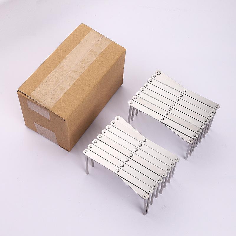 Adjustable Stainless Steel Kitchen Pot Lid & Dish Storage Rack