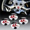 4Pcs Car Aluminum Wheel Center Hub Cap Tire Rim Sticker Decoration For Citroen C3 C4 C5 C1 C2 Berlingo Grand Picasso Jumper Jump