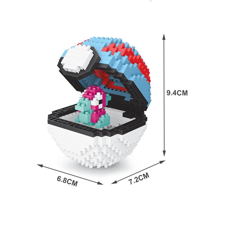 75 Style Building Blocks Assembly Anime Picachu Charizard Doll Blastoise Bulbasaur Gengar Bricks Figures Toy for Kid Gift