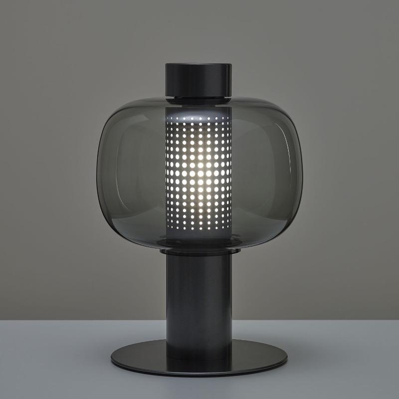Nordic Modern Minimalist Glass Bedside Lamp for Designer Showrooms, Hotels & B&Bs