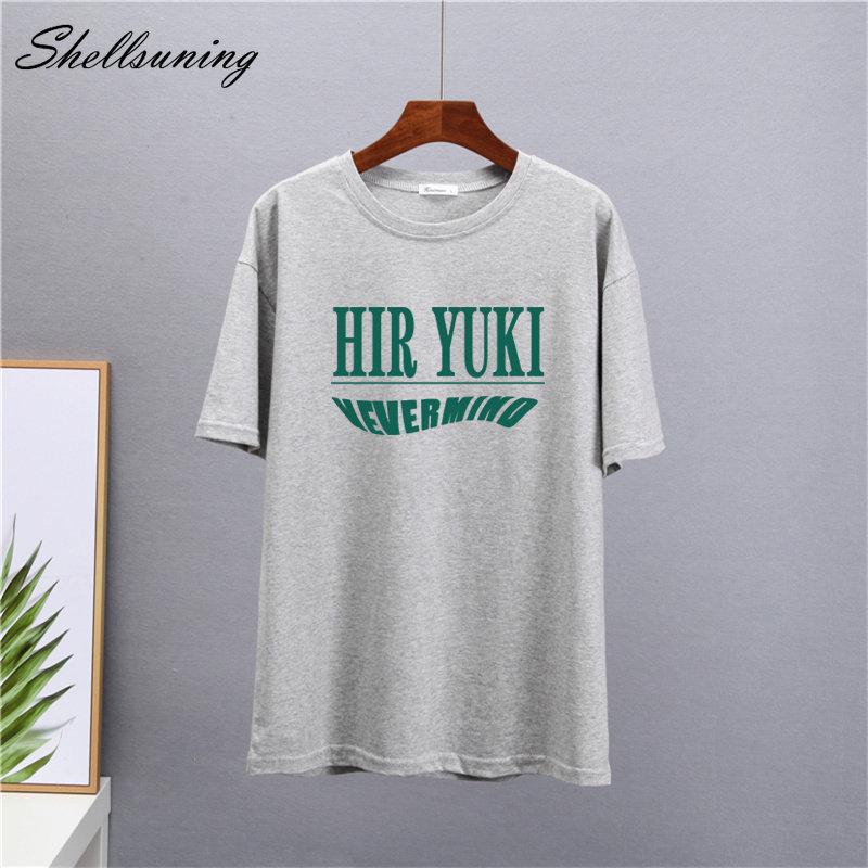 Shellsuning корейские свободные хлопковые футболки для женщин летние мягкие футболки — фото 3