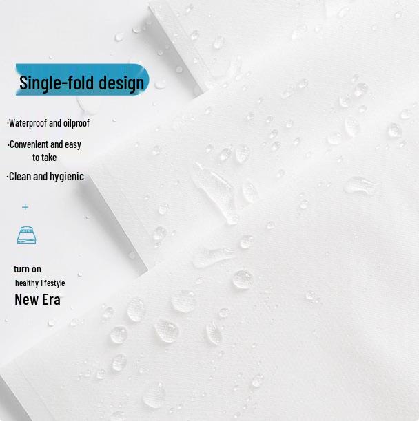 Waterproof Non-Woven Salon Bed Sheets - Oil-Proof & Thickened for SPA, Foot Bath, or Beauty Salon