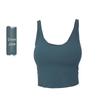 Women's Al*gn Yoga Tank Top - Shockproof Elastic Sports Bra with Chest Pads