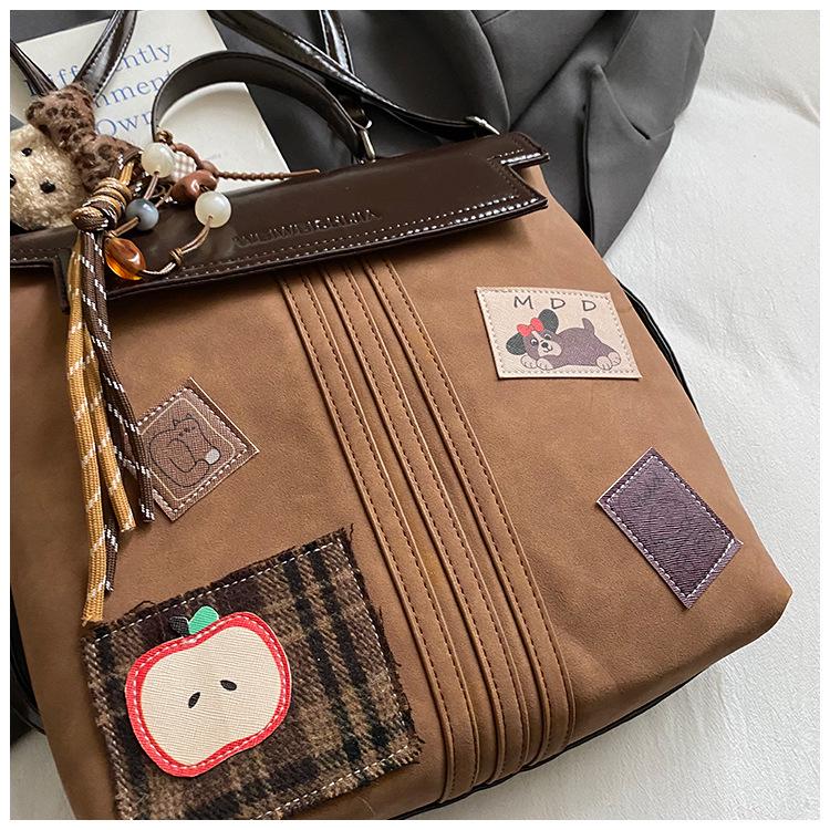 2025 Herbst/Winter Hochwertiger Rucksack mit Matt-Finish | Lässig, Vielseitig, Retro Schulstil Umhängetasche
