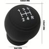 1 piece of car silicone shift handle cover non-slip grip cover knob silicone protective cover, dustproof and waterproof handle