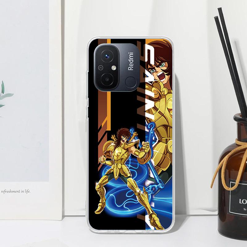 Anime Saint Seiya Phone Case For Xiaomi Redmi 14C 13 13C 12 12C 10 10A 10C 9 9A 9C 9T 8 8A 7 7A 6A 6 Pro K80 K70 K60 K40 K20 12C