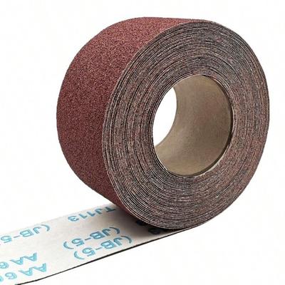 Role brusného papíru o zrnitosti 240, 7,5 cm X 15 m Role smirkového papíru z oxidu hlinitého Brusný brusný papír připravený k řezání pro broušení, leštění a odstraňování rzi