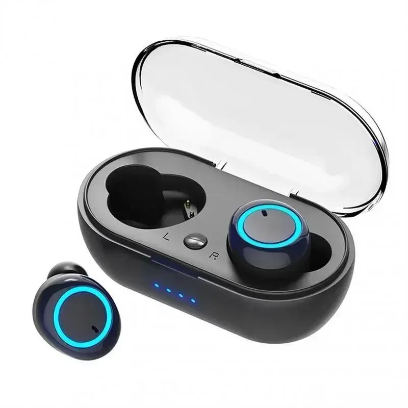 Wireless Earbuds Bluetooth Headphones Touch Control Deep Bass Fitness Earphones Gym Running  Waterproof Earbuds