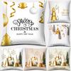 Weihnachtsdesign, Weihnachtsmann, Weihnachtsgeschenk-Druckserie, Muster-Kissenbezug, quadratischer Kissenbezug, Heimbüro-Dekoration, Kissenbezug