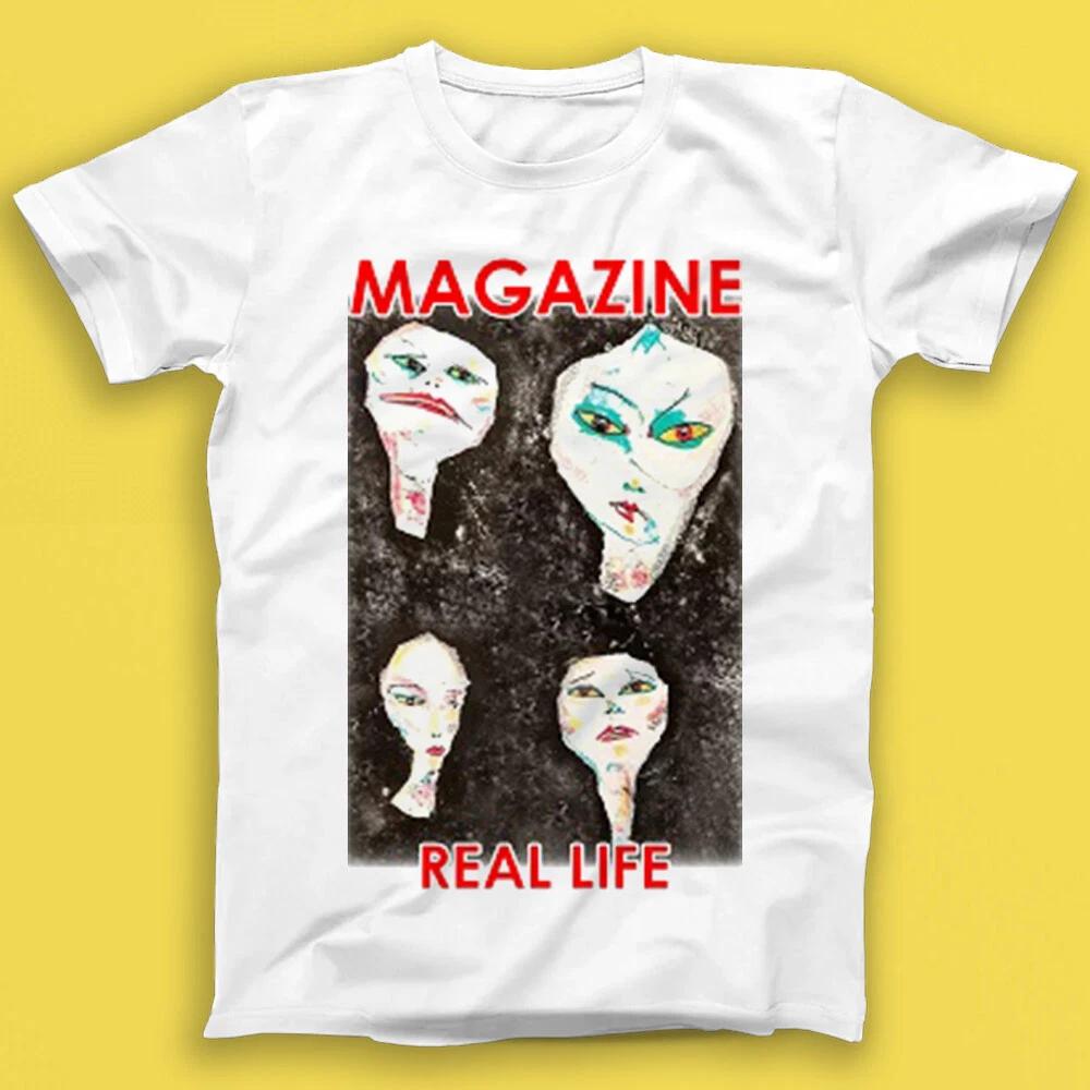 

Magazine Real Life Rank Punk Rock Music Gift Tshirt 1704 4XL