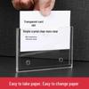 Acrylic Magnetic Price Tag Holder