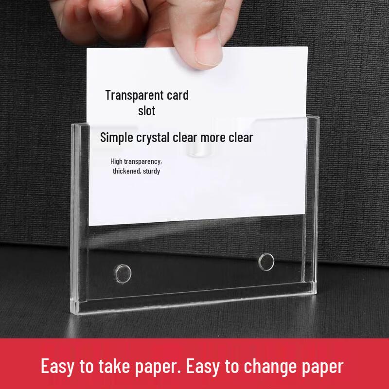 Acrylic Magnetic Price Tag Holder
