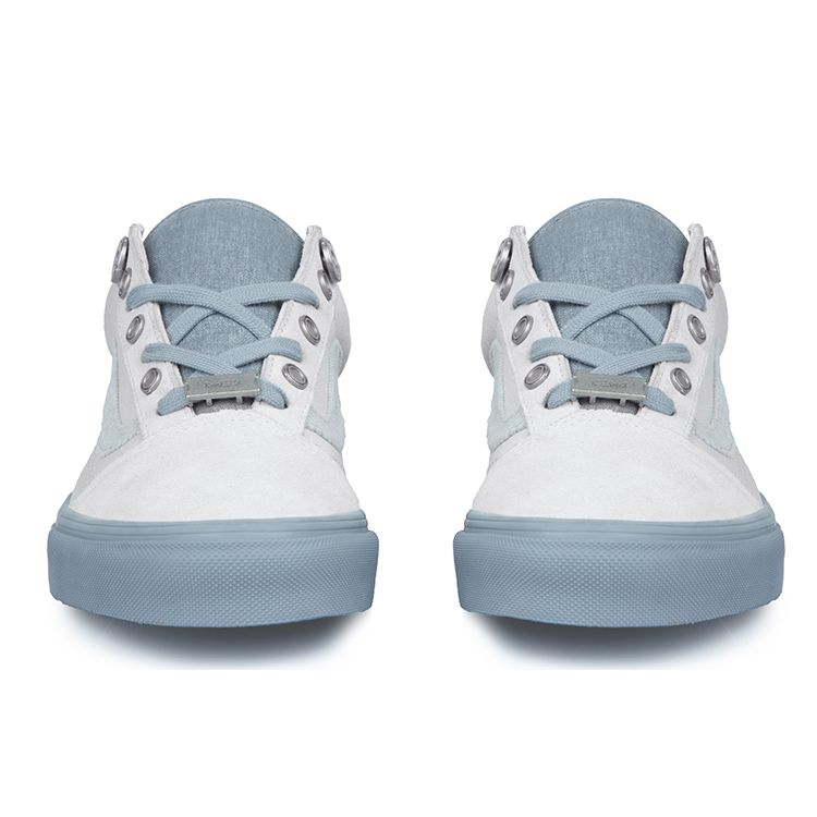 Vans C2H4 X  Old Skool Casual Sneakers Special Shoe Box Low Top Unisex Sneakers Gray White VN0A7Q2J628(S-BOX)