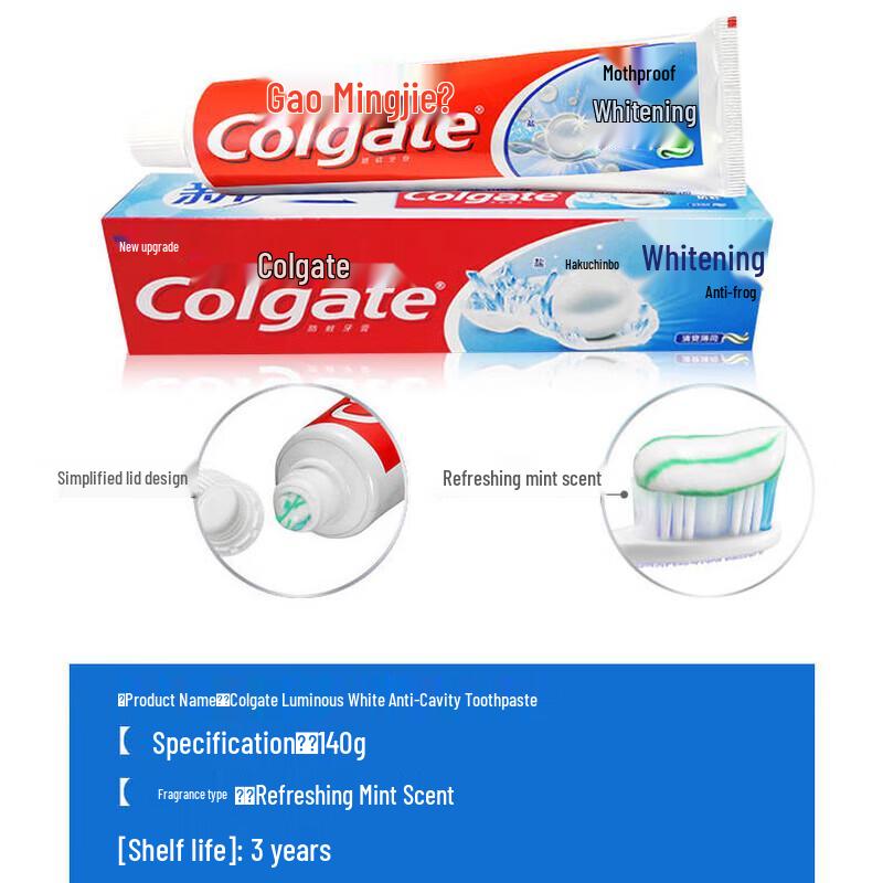 Colgate Toothpaste & Runben Lip Balm Bundle