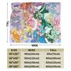 Mermaid Melody Pichi Pichi Pitch Flannel Blanket Winter  Warm Throw Blanket for Kids Couch Chair Funny Bedspread Sofa Bed Cover