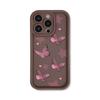 Smudge butterfly for iPhone17PorMax phone case 16 Apple 17 matte 14/15 premium 13 fine holes