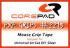 Corepad PXP Grips Universal Un-Cut Sheet, Universal Grip Tape, Soft Polymer Rubber (Red)
