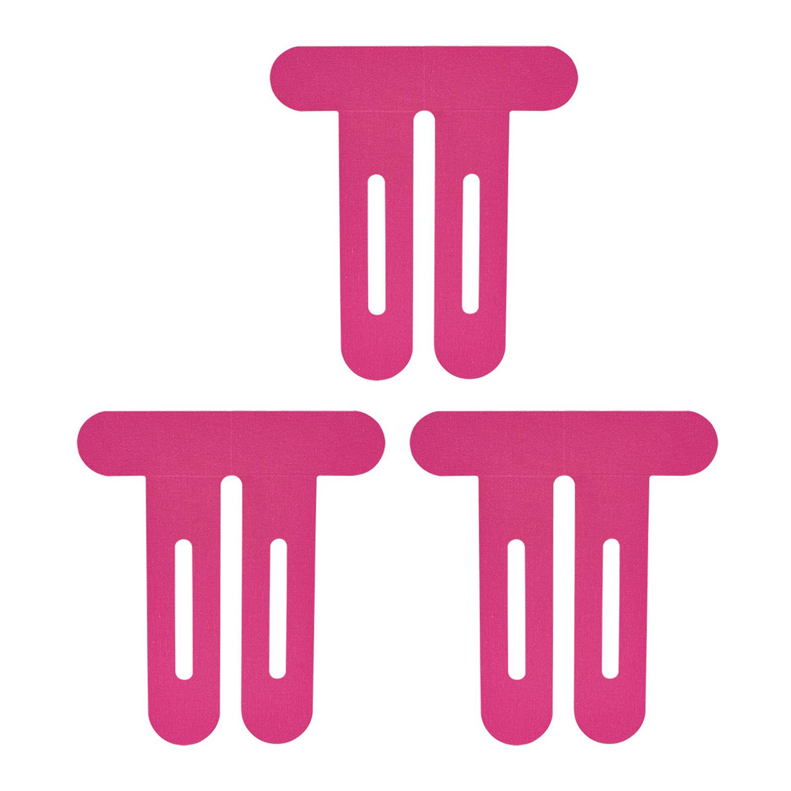 

3 шт. Кинезиотейп для поддержки колена, фитнес-тейп для колена, эластичный спортивный тейп для колена, удобный спортивный тейп, мышечный тейп розовый