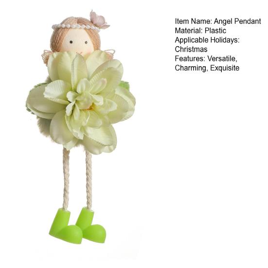 Jarní víla dívka ozdoba květina anděl závěsný přívěsek zasněná pohádková tématická dekorace na vánoční stromek svatební party výstavy
