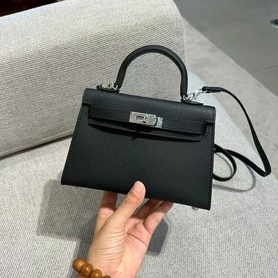New Leather Bag Mini Handbag Fashion Lock Women's Bag