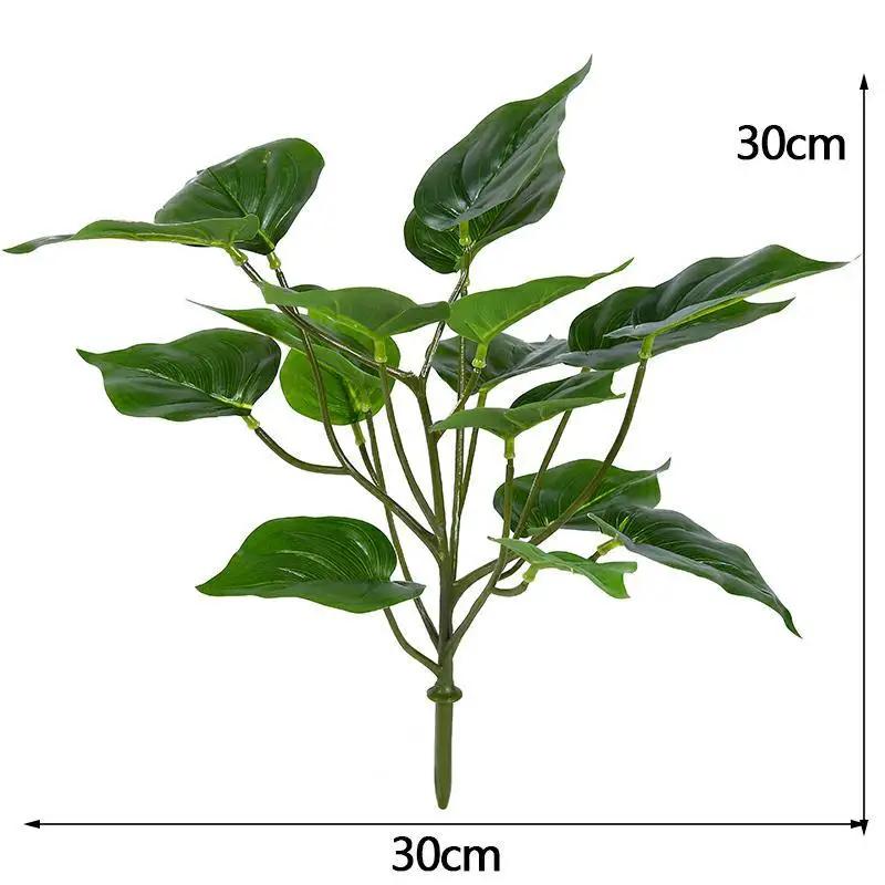 Artificial Plant Turtle Back Leaves Green Dill Leaf Small Fake Plant Living Room Office Desk Balcony Decoration Home Garden Deco