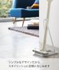 Yamazaki 3275 Stick Cleaner Stand White Approx. W15 x D24 x H38 cm Plate Plate Cordless Vacuum Cleaner Stand Vacuum Cleaner Stand