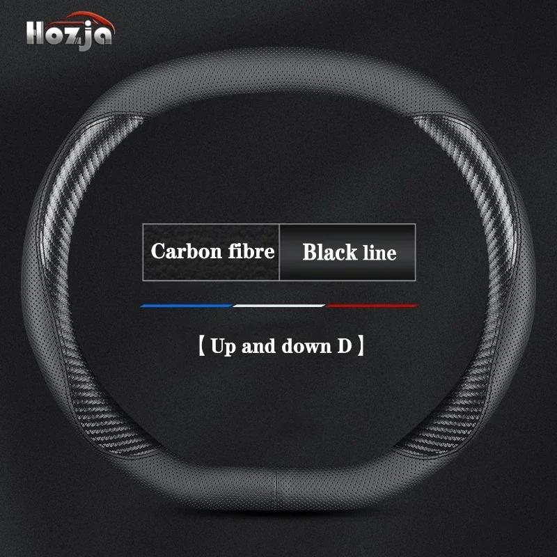 

Leather Car Steering Wheel Cover for Renault Austral Duster Scenic Trafic 5 E Tech 2025 2026 Auto Interior Accessories