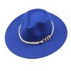 Ebay Peach Heart Cm Men's and Women's Hats Simple Woolen Top Hat Flat Brim Big Edge Jazz Hat