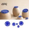 Ceramic Trimming Guide 5Pcs/Set Pottery Foot Ring Tools Clay Base Aligner Wheel Thrown Bowl Molder for Bowls And Mugs DIY Projects Tool