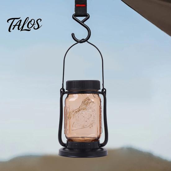 Solar Powered Lamps 1/2Pcs Camping Lantern, Waterproof Rechargeable Super Bright LED Garden Lights Lamp, Outdoor Emergency Hiking Tent Hanging Light