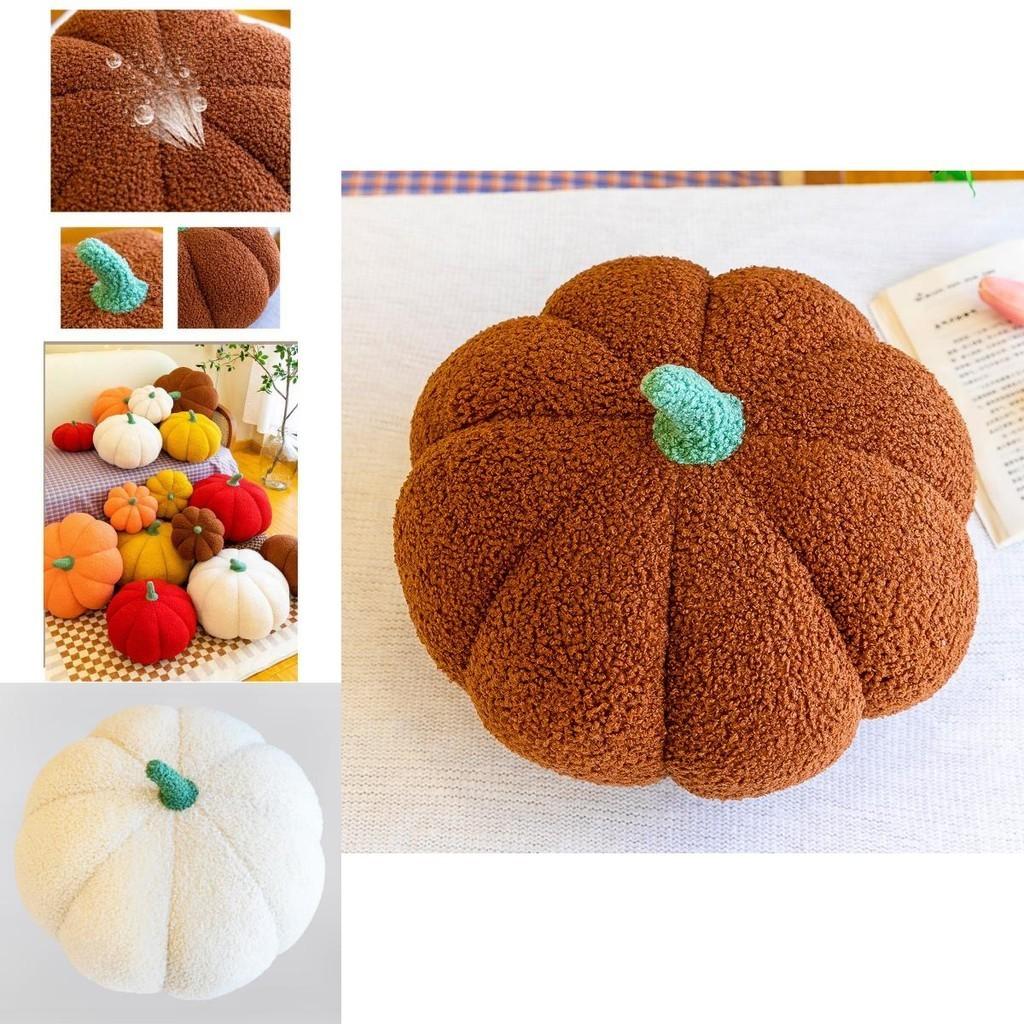 Cute Plush Pumpkin Pillow For Halloween And Home Decoration Soft And Skin-friendly Fabric