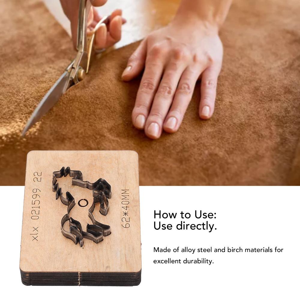 Horse Shape Leather Cutting Die Alloy Steel Craft Tool DIY Punch Cutter  Crafting Projects