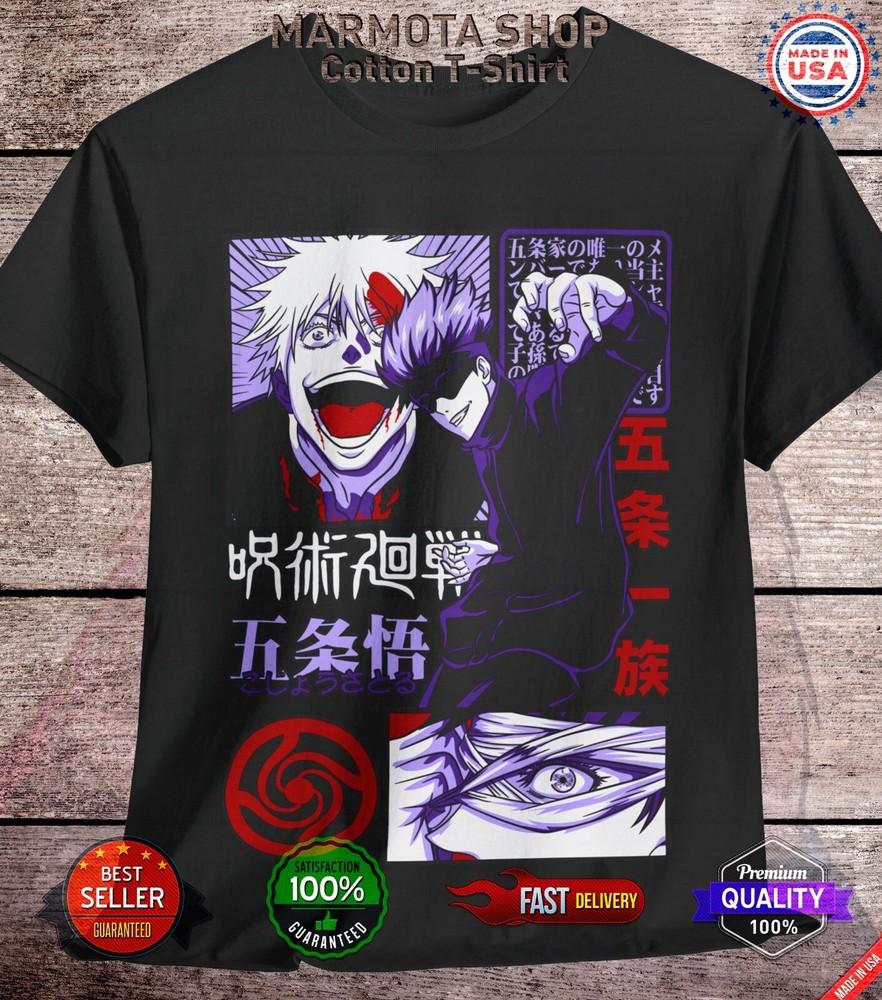 

Gojo Satoru Jujutsu Kaisen T-Shirt Sukuna Anime Japanese Tee Shirt Manga JJK 4XL