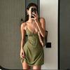 Y2k Vintage Slim Summer Women Sweet Ladylike Fashion Street Woman Dot Print Casual Simple Basic Sleeveless Dresses Female Chic