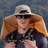 Rechargeable Outdoor Hat Built In Fan Solar Charging Lightweight Breathable Sun Protection For Men Women