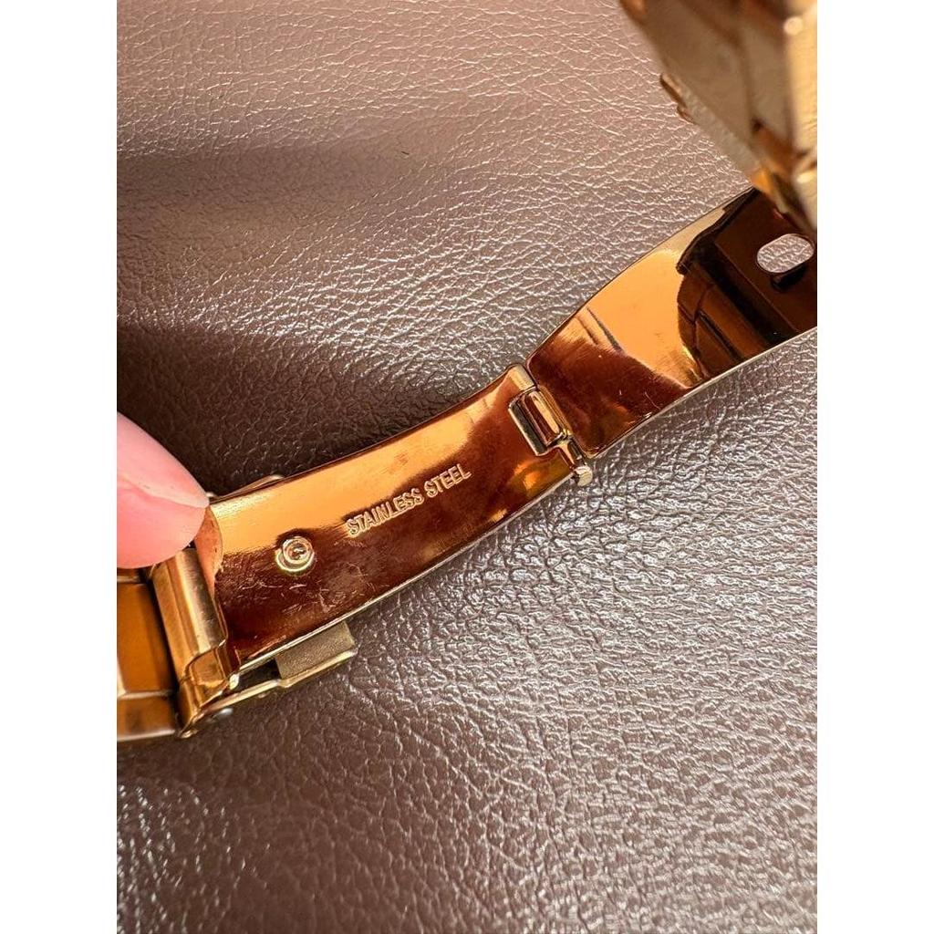 Used [NIXON] Nixon Diamond THE QUEENPIN Rose Gold