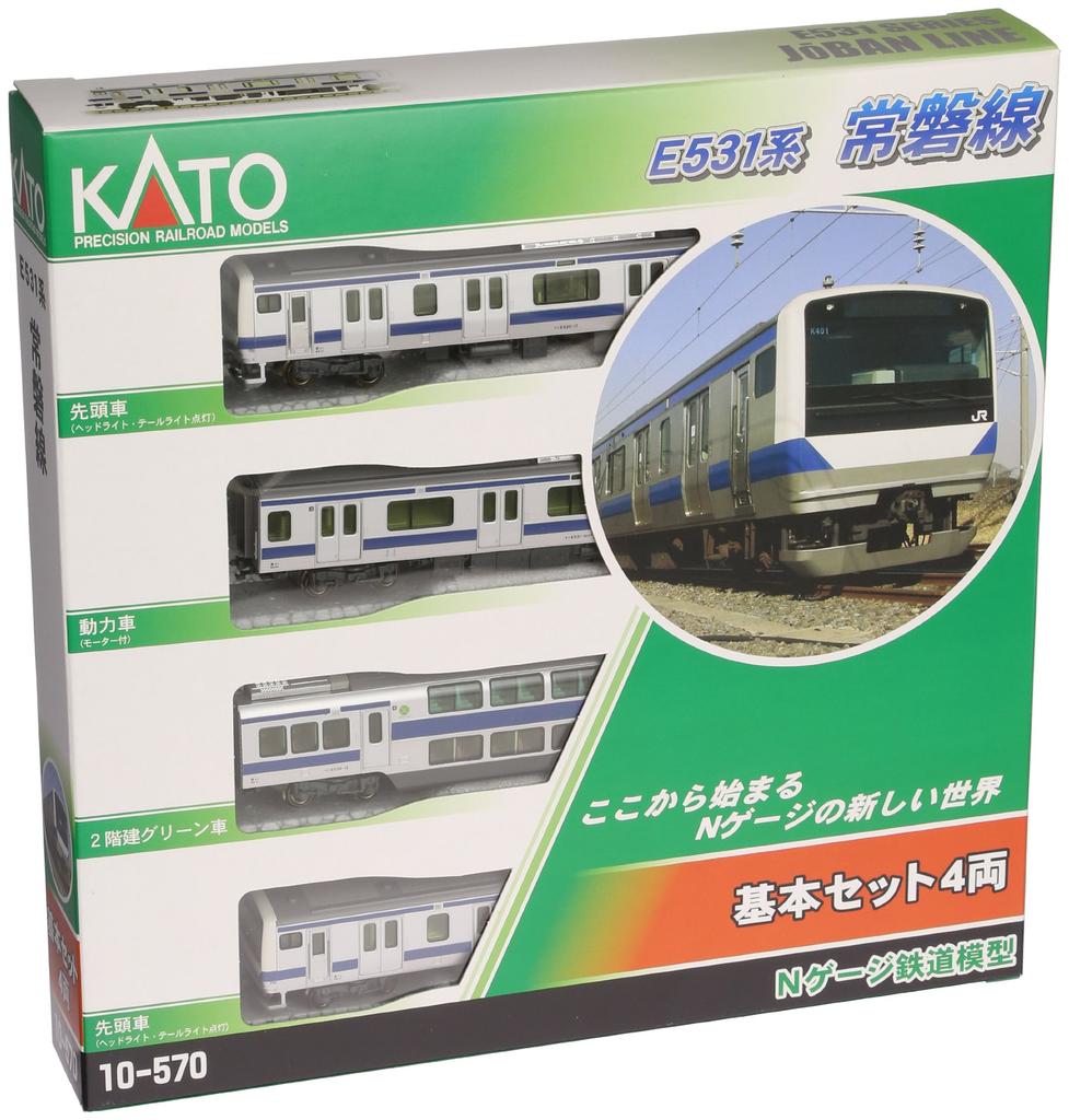KATO N Gauge E531 Series Joban Line Basic Set Model Train 4-Car 10-570