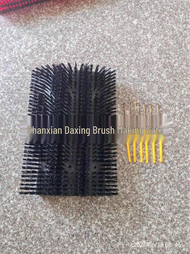 Bardzo Duża Składana Szczotka do Ciała Krowy – Trójsekcyjna Rolka do Masażu i Drapania do Czyszczenia Zwierząt Gospodarskich