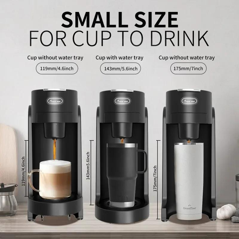 Mini Portable Coffee Maker Machine Multi-functional Purpose Home Mini Automatic Espresso Machine Capsule/powder Dual