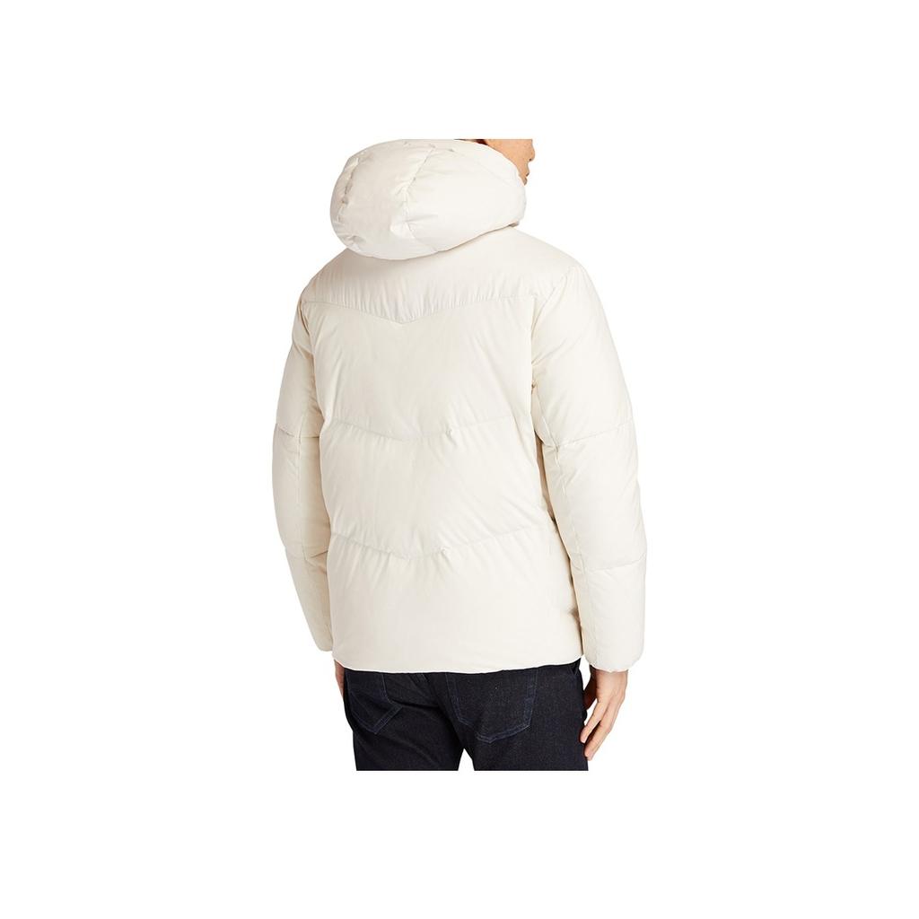 Timberland Warm Sports Hooded Down Jacket Men Jacket White-Sand A2G9G-BH7