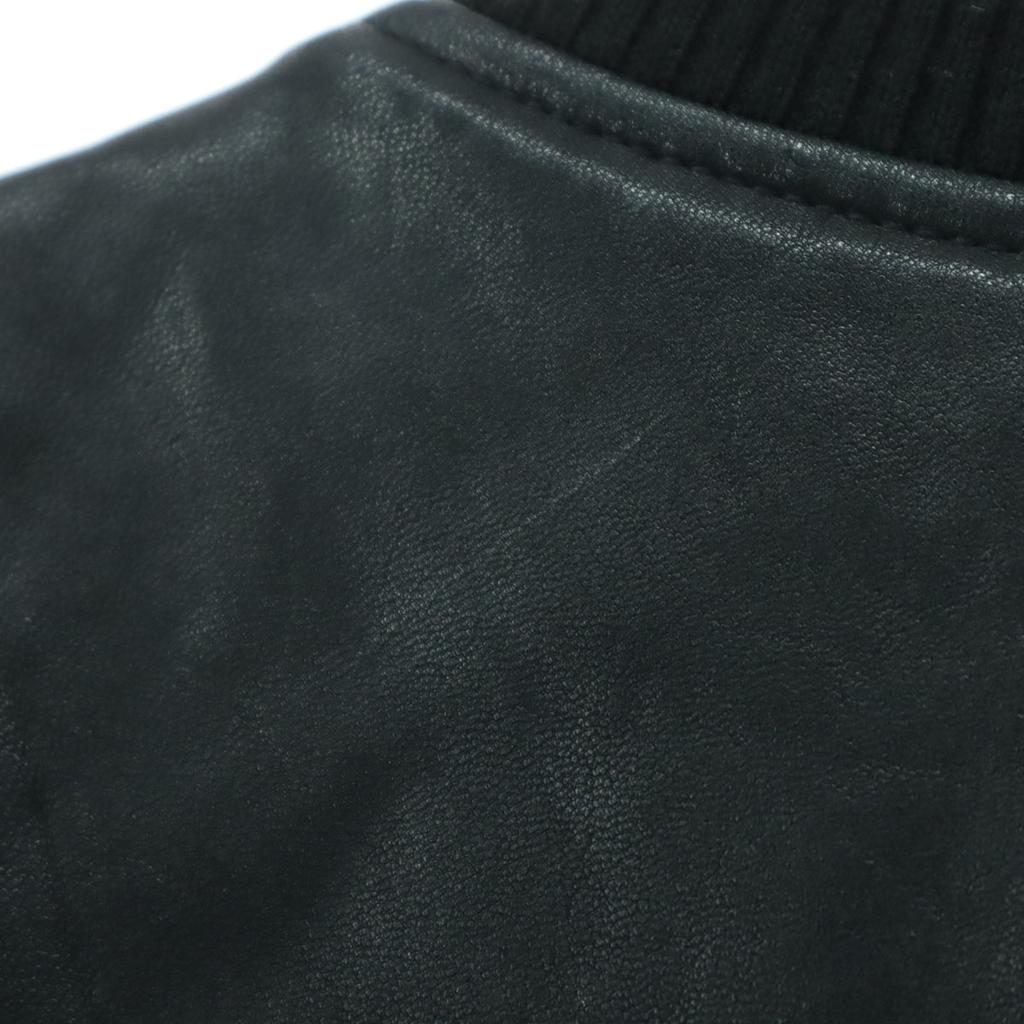 Lui's Long sleeve leather Stajan L black Goat leather Men's Used