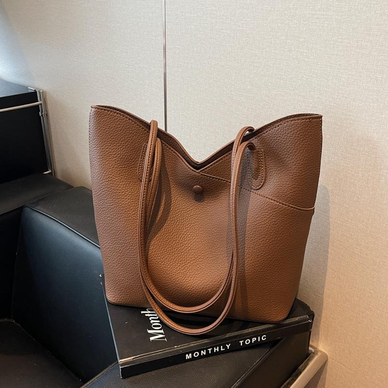 Large-capacity Bag Women's 2025 New High-end Niche Shoulder Bag Versatile Tote Bag Tote Bag
